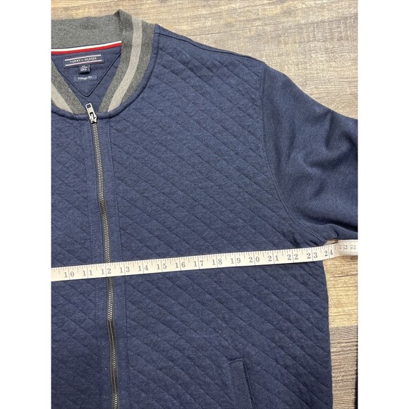 Tommy Hilfiger Men’s Vintage Fit Full Zipper Navy Blue Jacket Size XXL - Picture 10 of 11